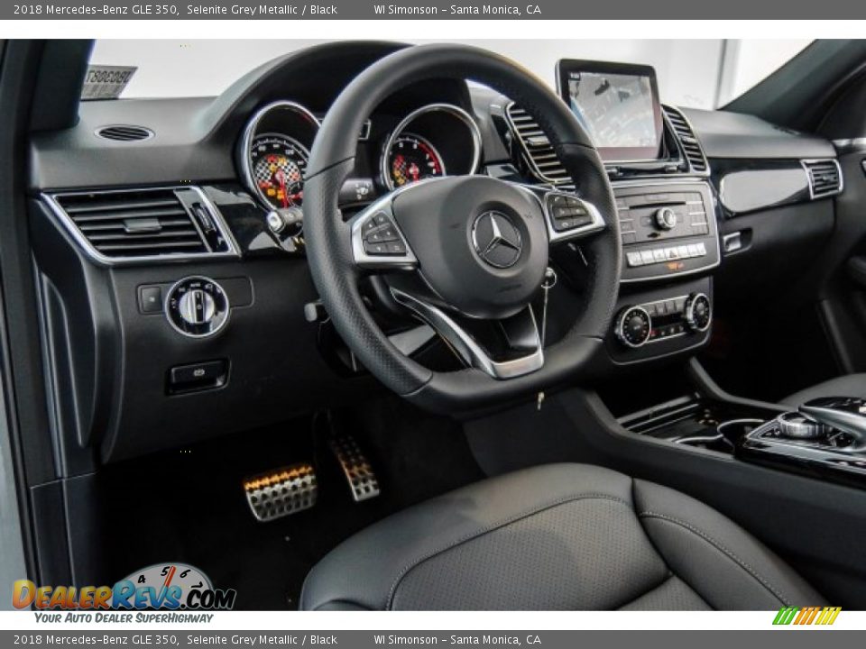 2018 Mercedes-Benz GLE 350 Selenite Grey Metallic / Black Photo #6