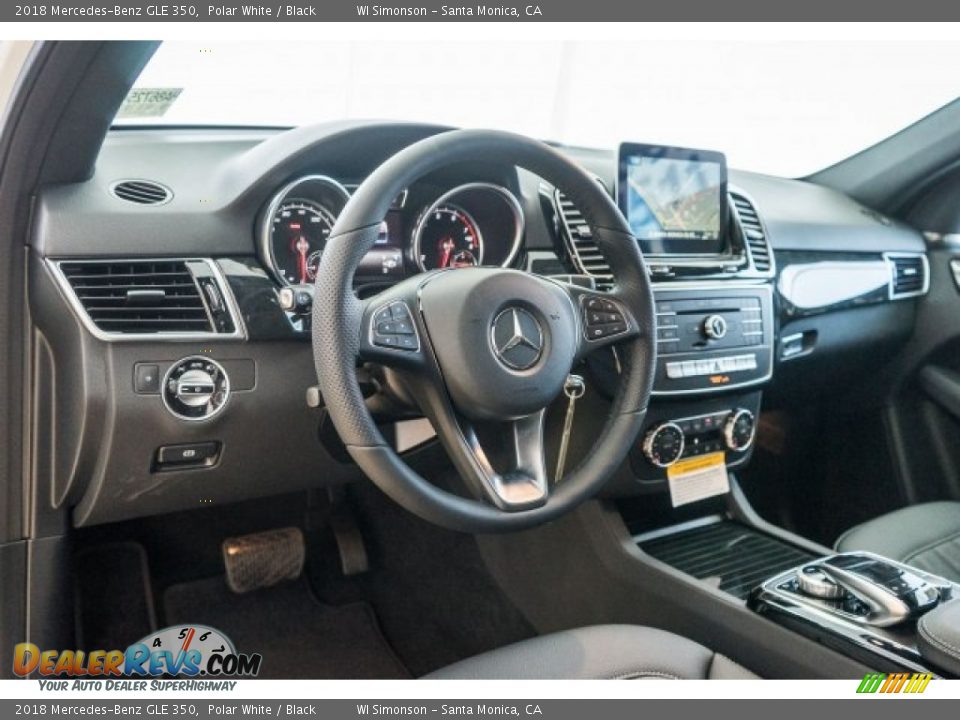 2018 Mercedes-Benz GLE 350 Polar White / Black Photo #6