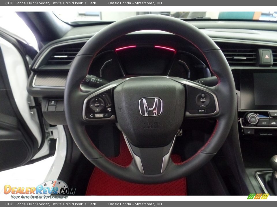 2018 Honda Civic Si Sedan Steering Wheel Photo #23