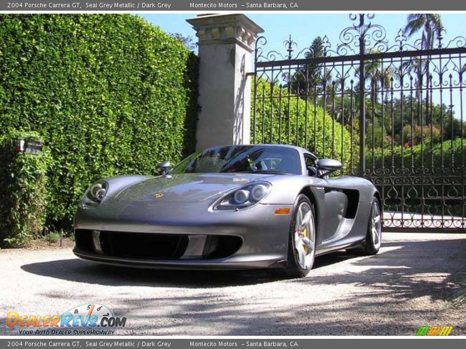 2004 Porsche Carrera GT Seal Grey Metallic / Dark Grey Photo #15