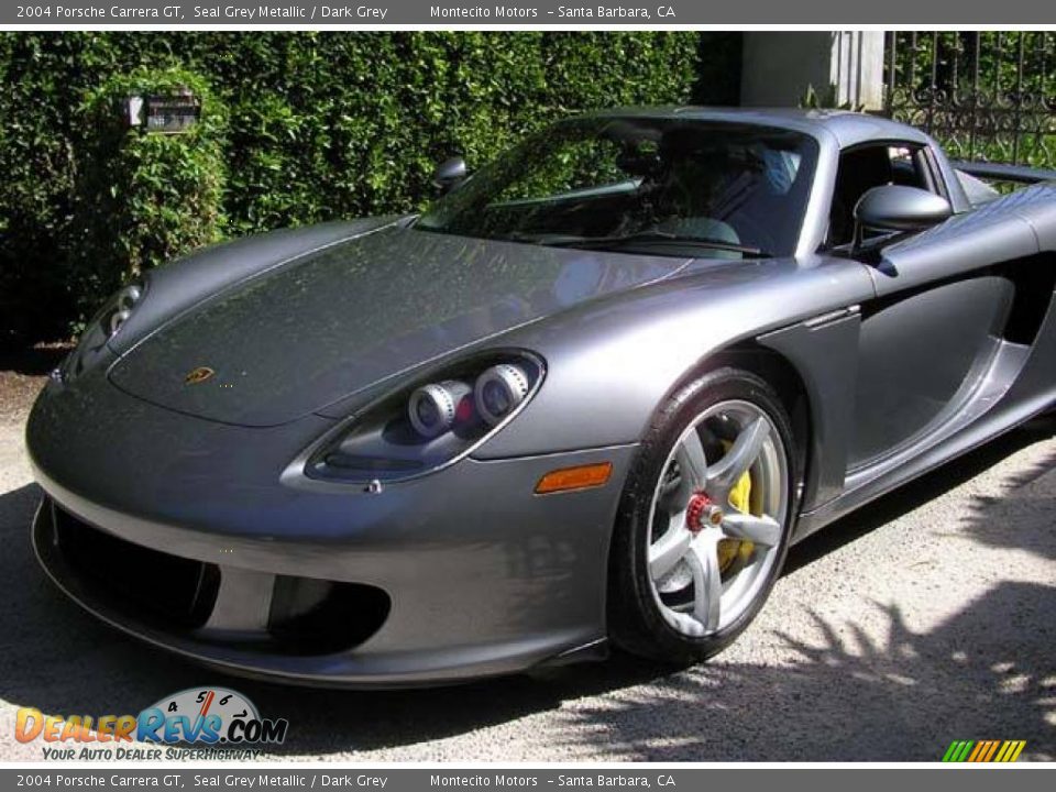 2004 Porsche Carrera GT Seal Grey Metallic / Dark Grey Photo #17