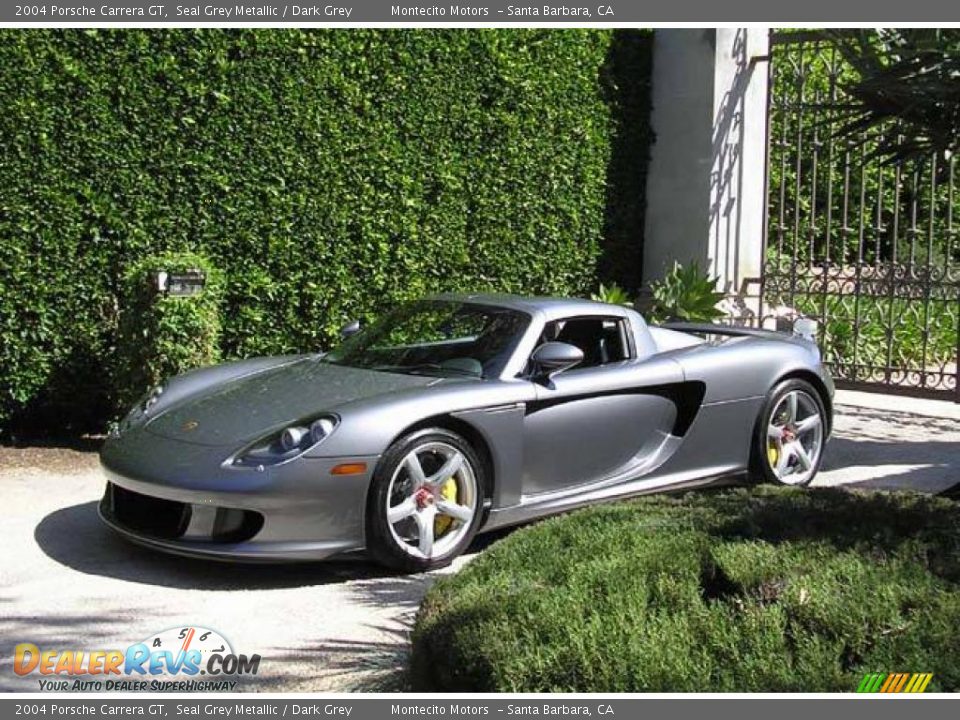 2004 Porsche Carrera GT Seal Grey Metallic / Dark Grey Photo #19