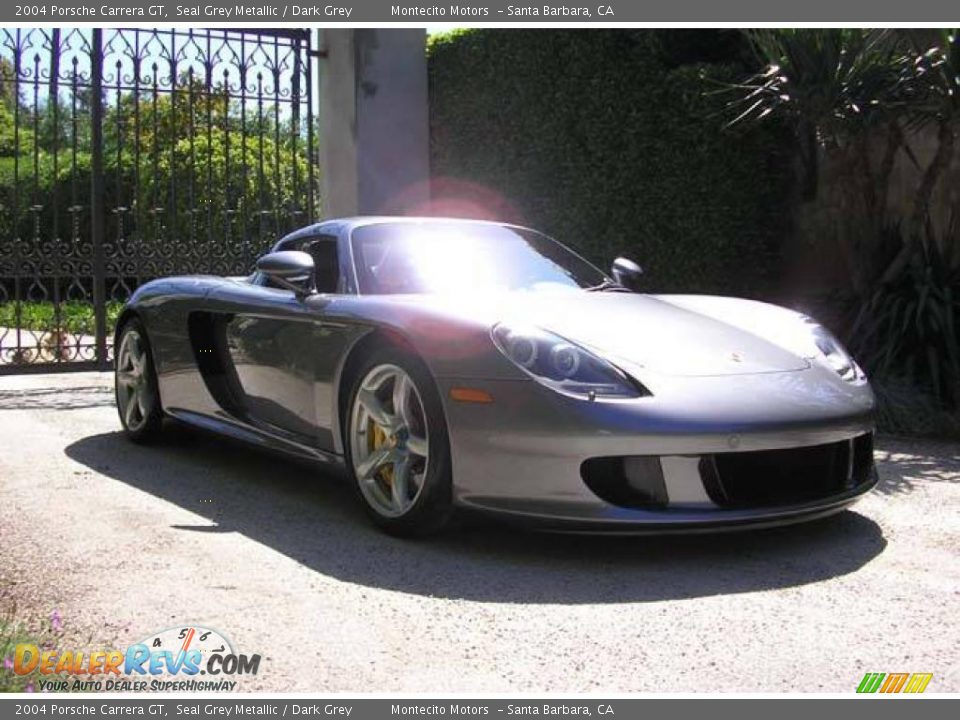 2004 Porsche Carrera GT Seal Grey Metallic / Dark Grey Photo #20