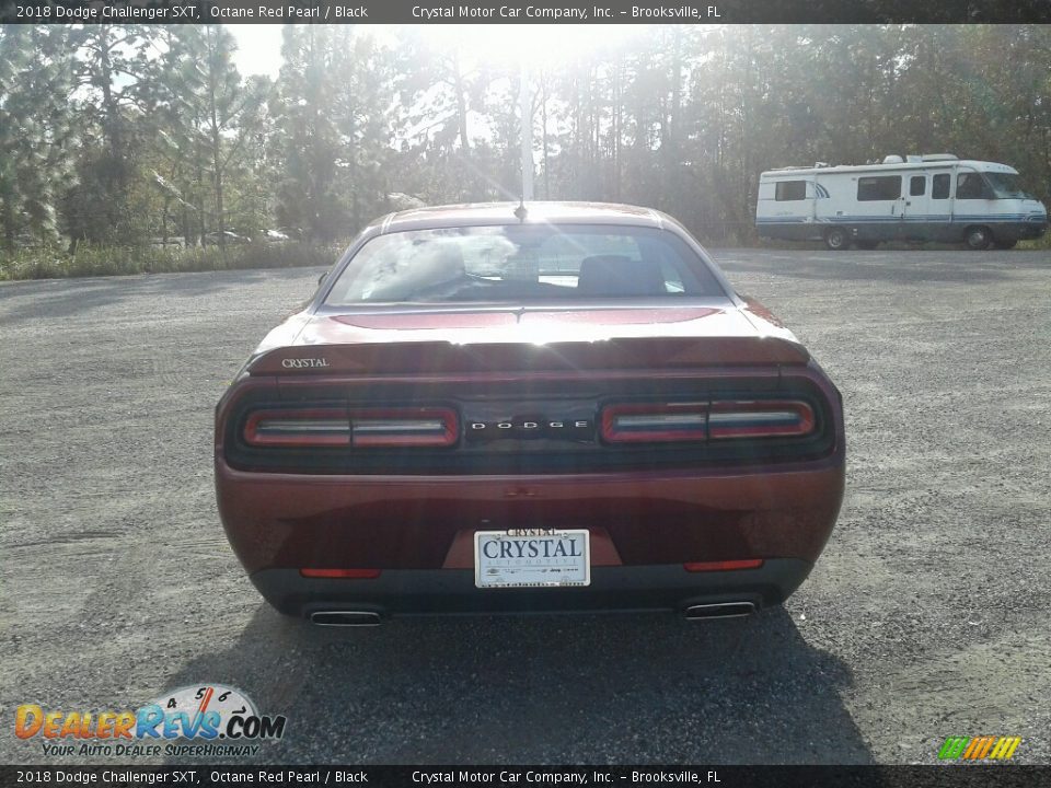 2018 Dodge Challenger SXT Octane Red Pearl / Black Photo #4