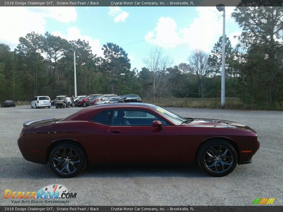 2018 Dodge Challenger SXT Octane Red Pearl / Black Photo #6