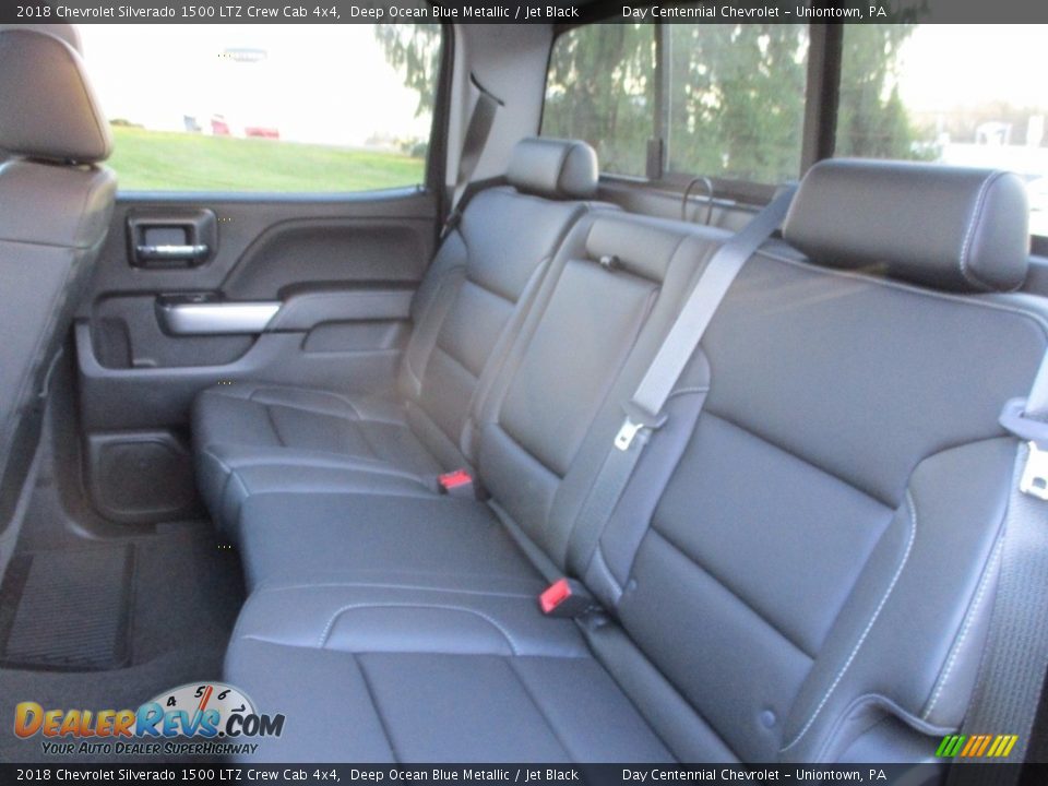 2018 Chevrolet Silverado 1500 LTZ Crew Cab 4x4 Deep Ocean Blue Metallic / Jet Black Photo #22