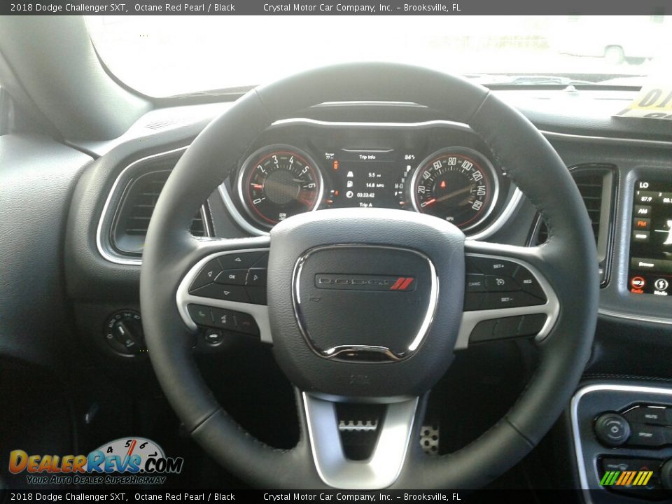 2018 Dodge Challenger SXT Octane Red Pearl / Black Photo #14