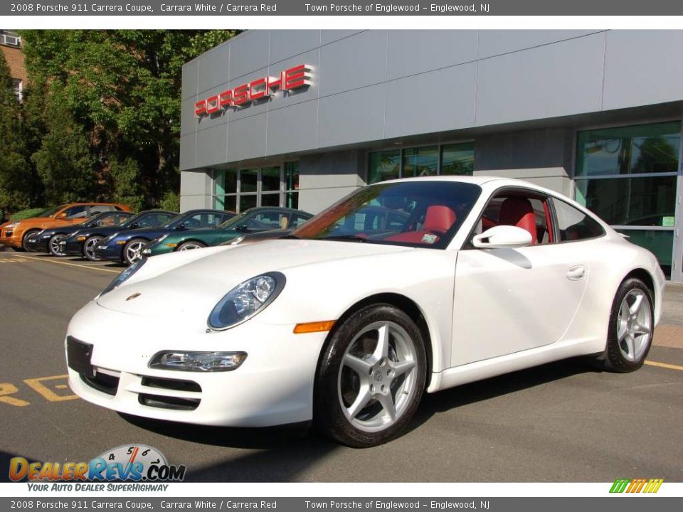 Front 3/4 View of 2008 Porsche 911 Carrera Coupe Photo #1