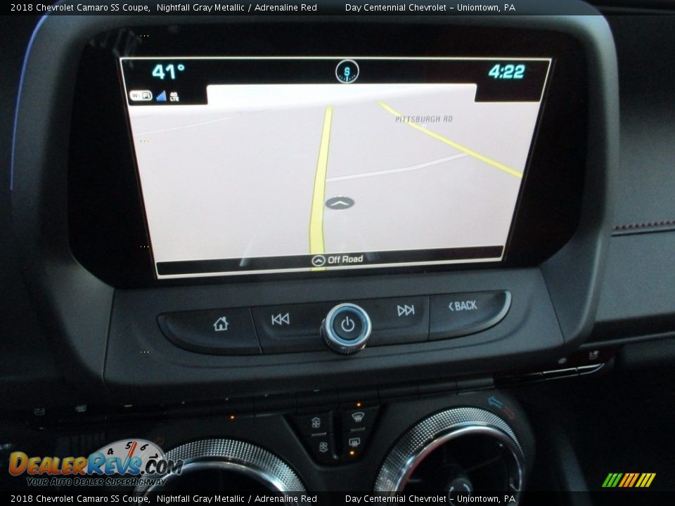 2018 Chevrolet Camaro SS Coupe Nightfall Gray Metallic / Adrenaline Red Photo #5