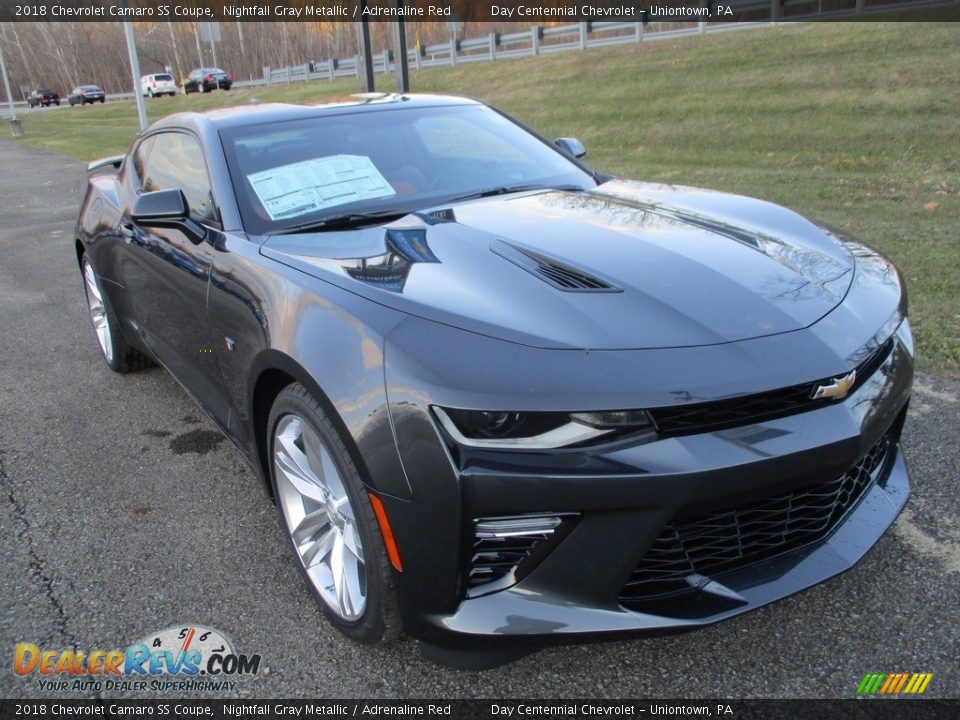 Nightfall Gray Metallic 2018 Chevrolet Camaro SS Coupe Photo #14