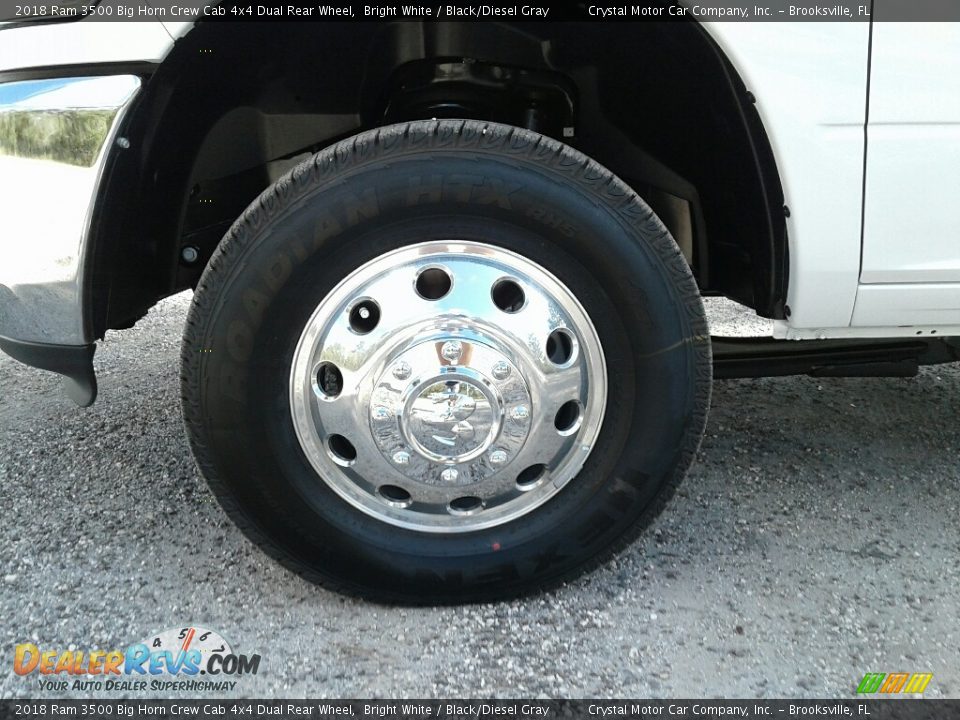 2018 Ram 3500 Big Horn Crew Cab 4x4 Dual Rear Wheel Bright White / Black/Diesel Gray Photo #20