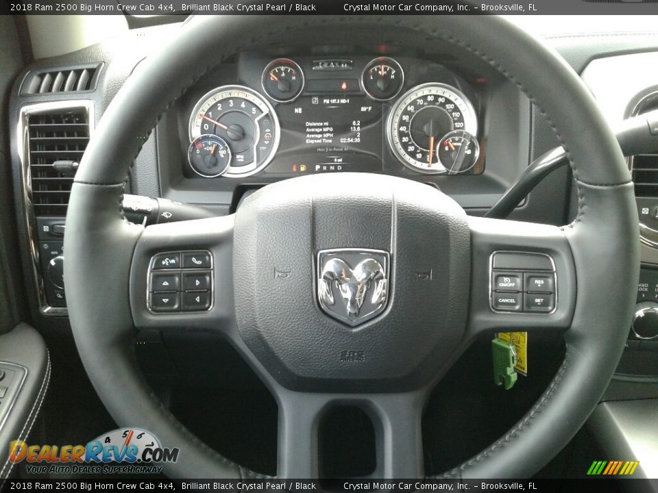 2018 Ram 2500 Big Horn Crew Cab 4x4 Steering Wheel Photo #14