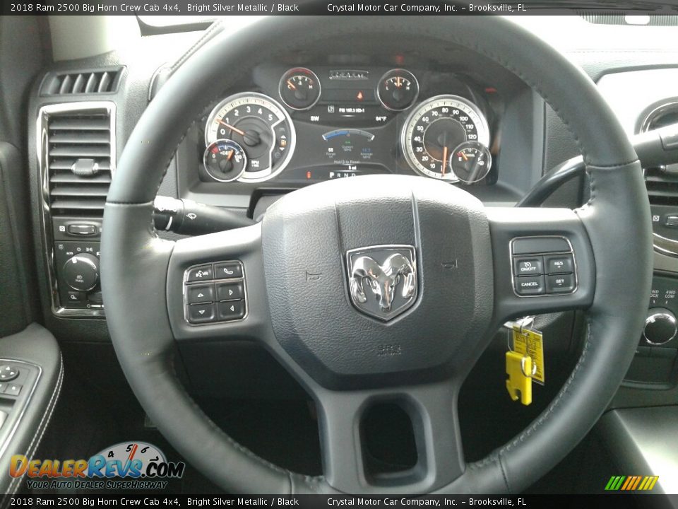 2018 Ram 2500 Big Horn Crew Cab 4x4 Steering Wheel Photo #14