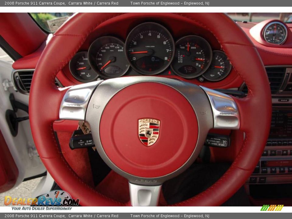 2008 Porsche 911 Carrera Coupe Steering Wheel Photo #18