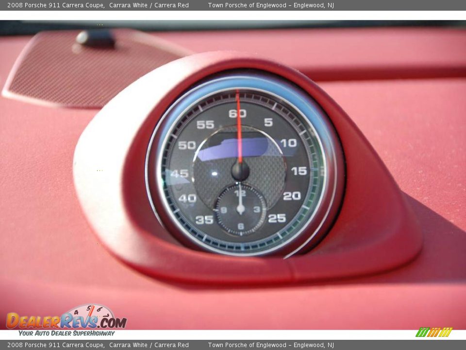 2008 Porsche 911 Carrera Coupe Carrara White / Carrera Red Photo #20
