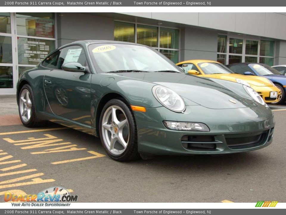 2008 Porsche 911 Carrera Coupe Malachite Green Metallic / Black Photo #3