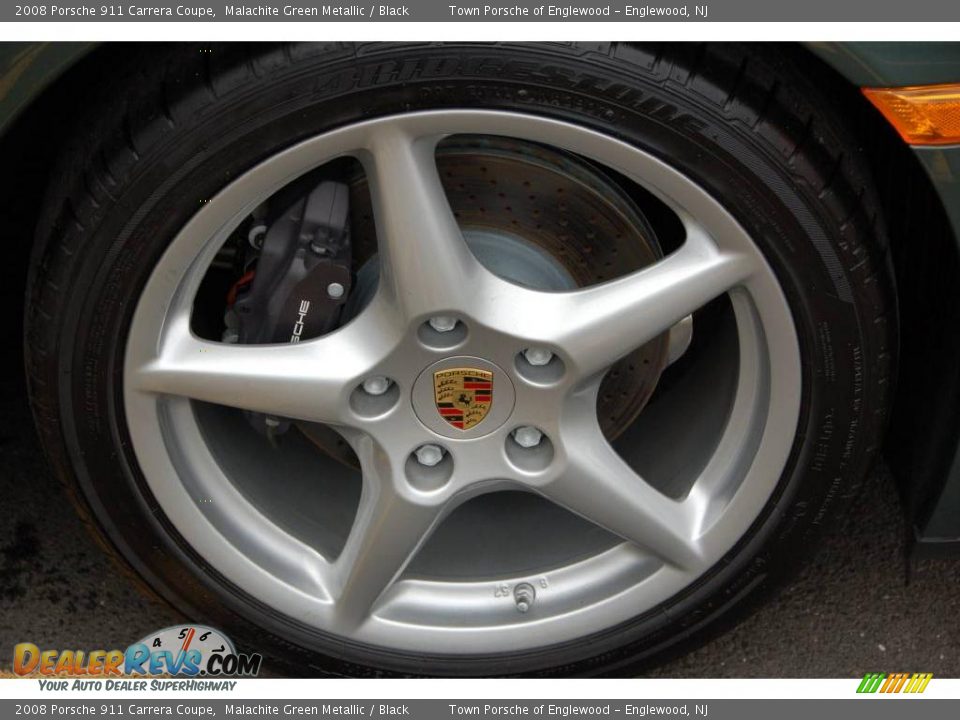 2008 Porsche 911 Carrera Coupe Malachite Green Metallic / Black Photo #4