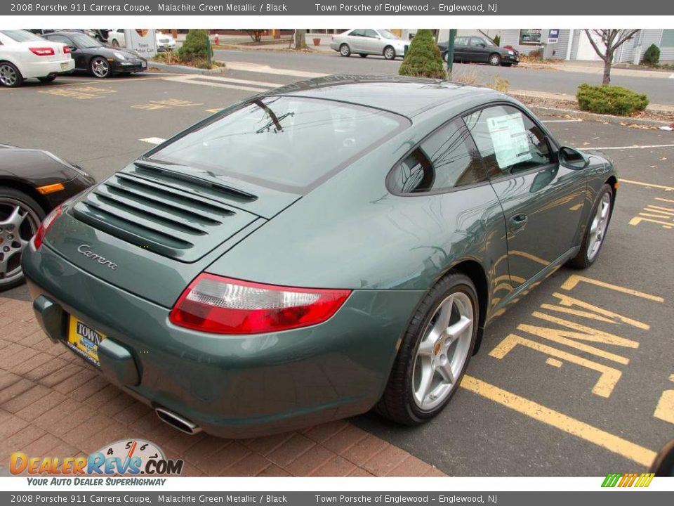 2008 Porsche 911 Carrera Coupe Malachite Green Metallic / Black Photo #5
