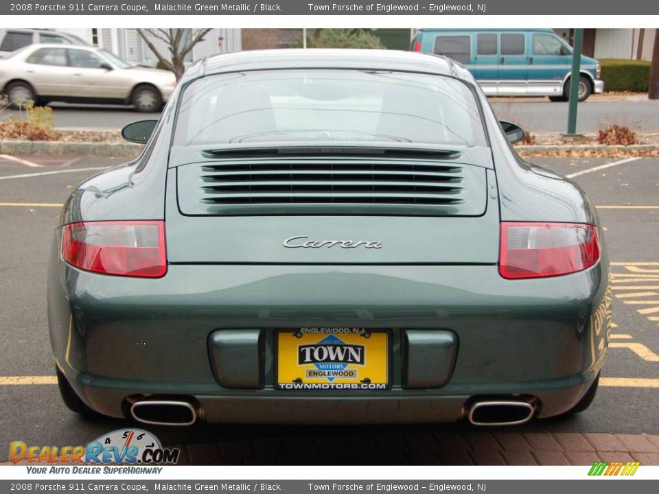 2008 Porsche 911 Carrera Coupe Malachite Green Metallic / Black Photo #6
