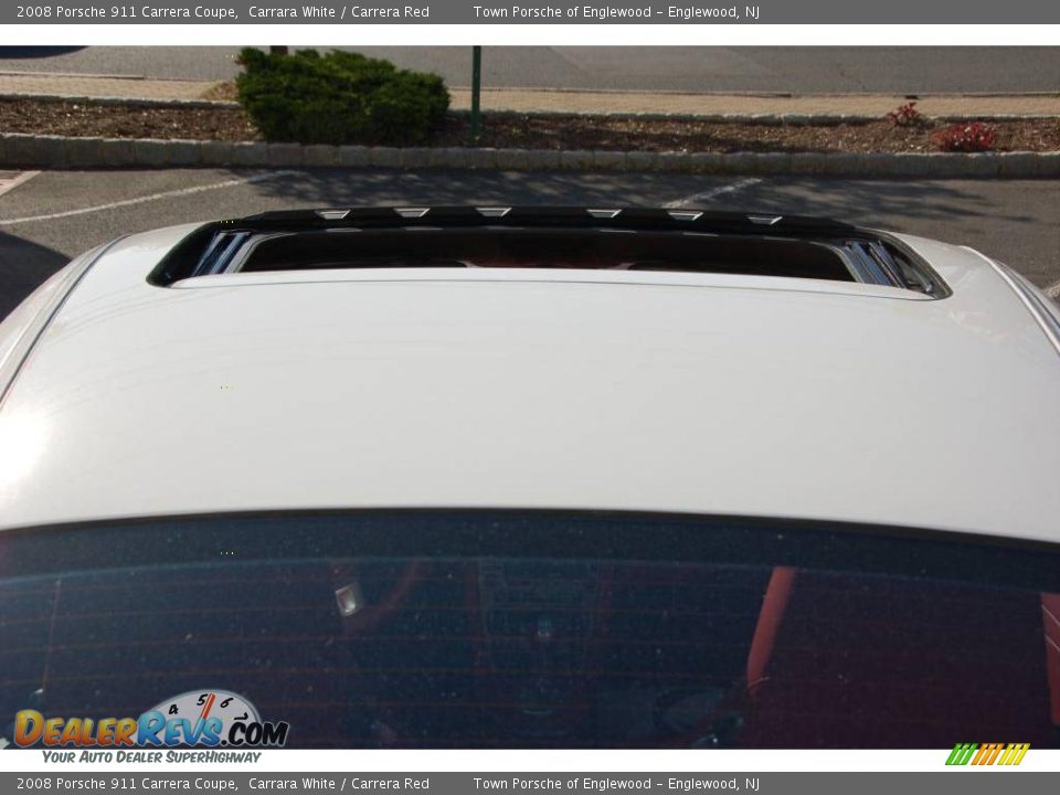 2008 Porsche 911 Carrera Coupe Carrara White / Carrera Red Photo #28