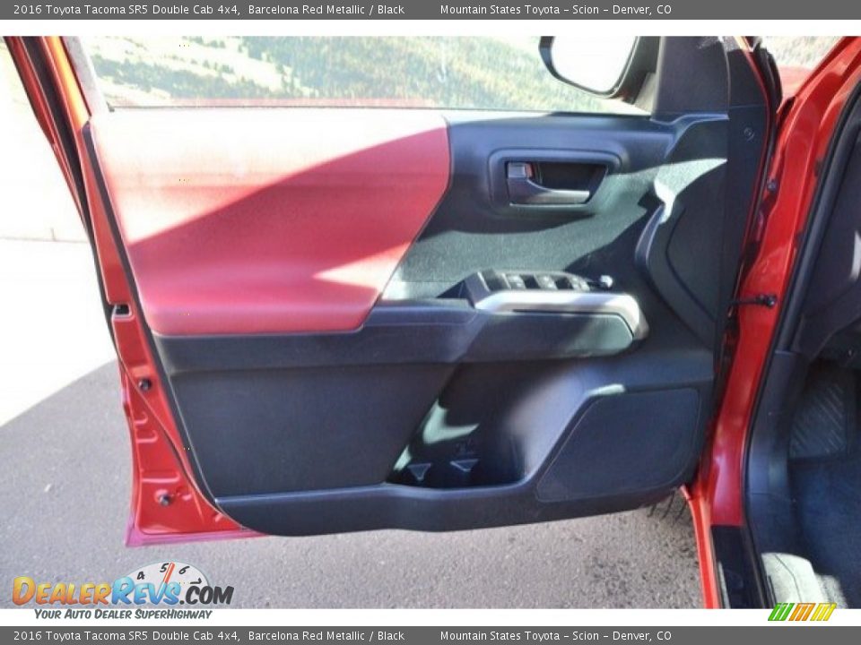2016 Toyota Tacoma SR5 Double Cab 4x4 Barcelona Red Metallic / Black Photo #24