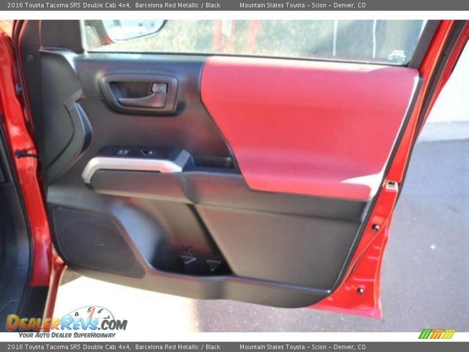 2016 Toyota Tacoma SR5 Double Cab 4x4 Barcelona Red Metallic / Black Photo #25