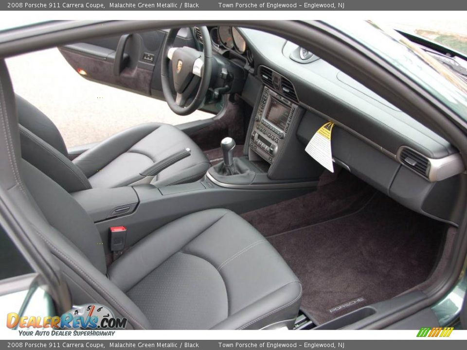 2008 Porsche 911 Carrera Coupe Malachite Green Metallic / Black Photo #14