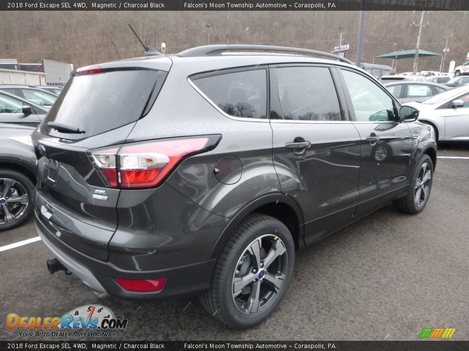 2018 Ford Escape SEL 4WD Magnetic / Charcoal Black Photo #2
