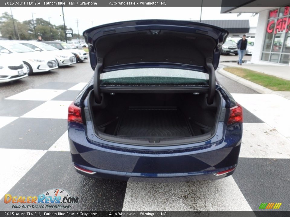 2015 Acura TLX 2.4 Fathom Blue Pearl / Graystone Photo #5