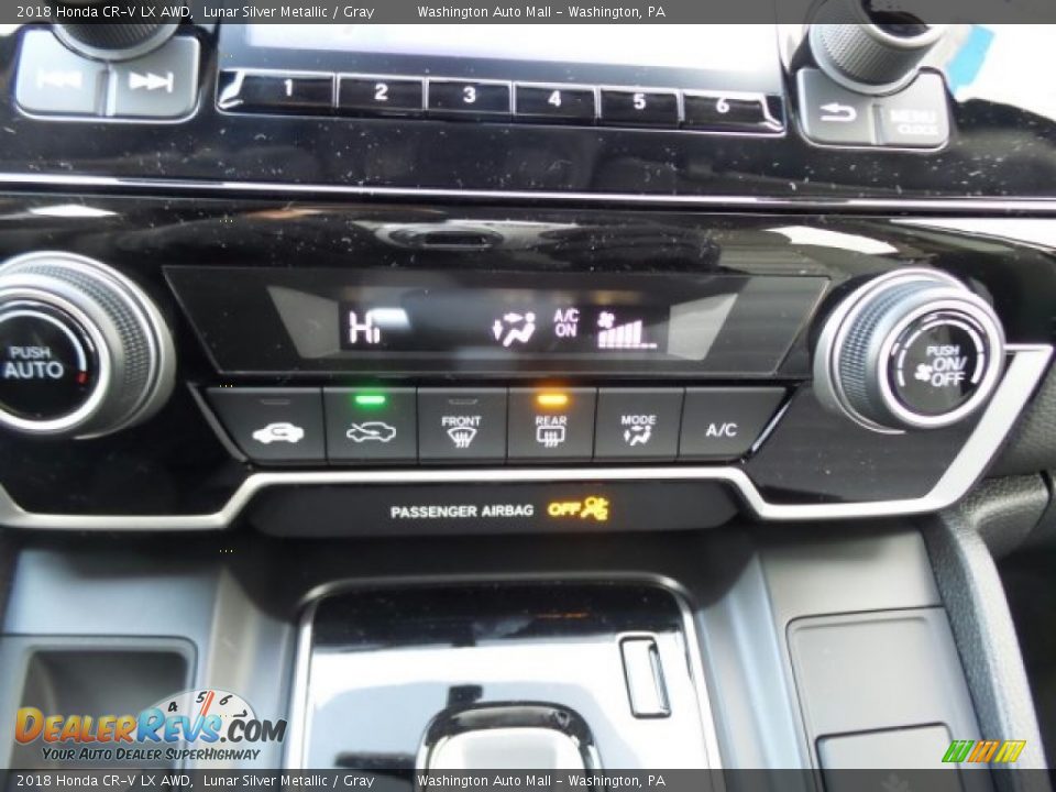 Controls of 2018 Honda CR-V LX AWD Photo #21