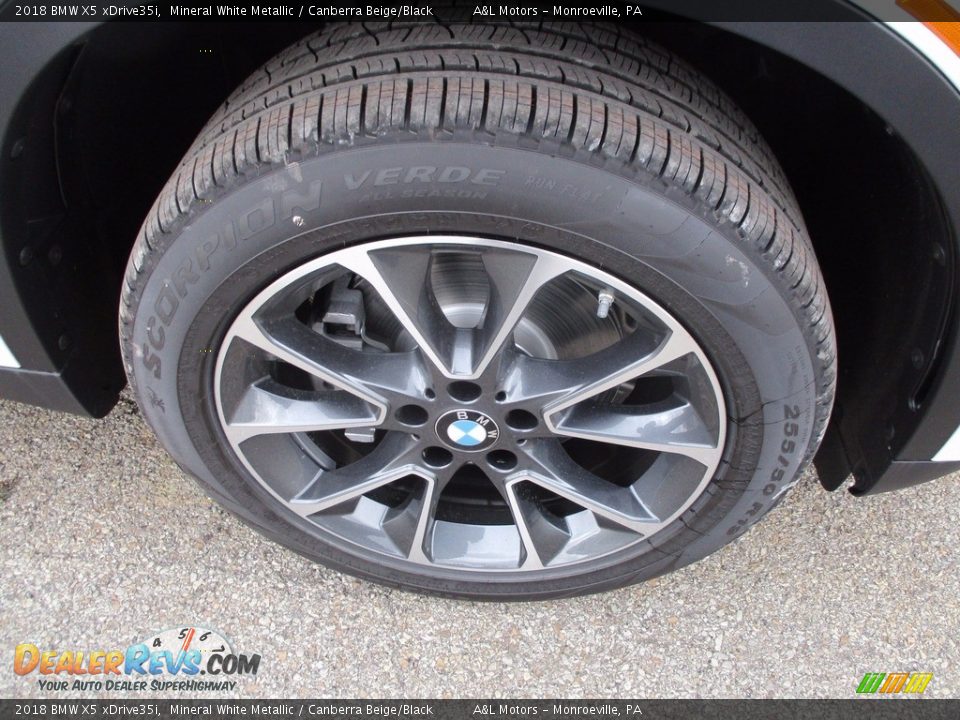 2018 BMW X5 xDrive35i Mineral White Metallic / Canberra Beige/Black Photo #5