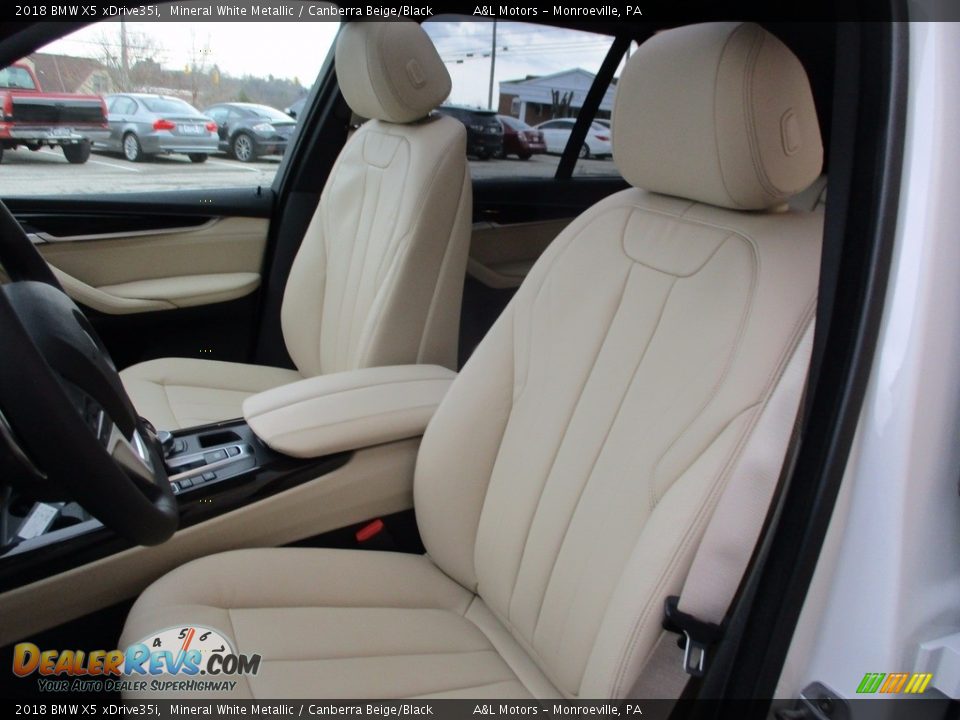 2018 BMW X5 xDrive35i Mineral White Metallic / Canberra Beige/Black Photo #11