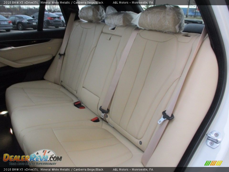 2018 BMW X5 xDrive35i Mineral White Metallic / Canberra Beige/Black Photo #12