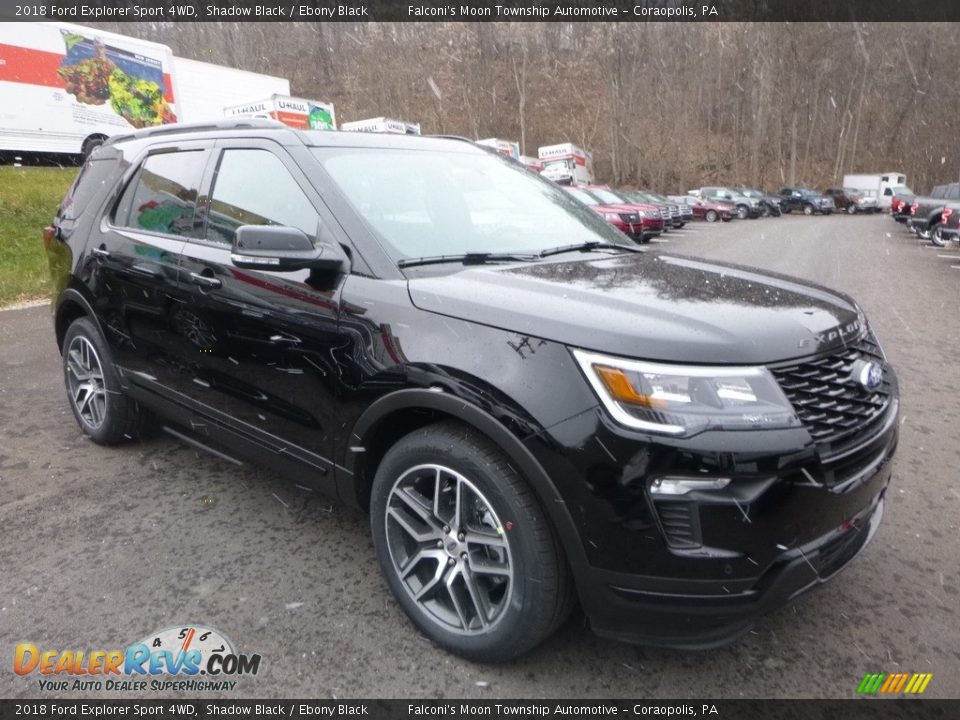 Front 3/4 View of 2018 Ford Explorer Sport 4WD Photo #3