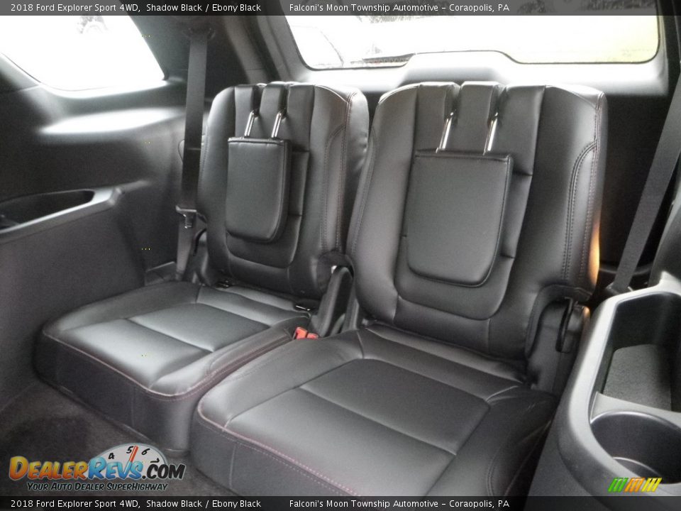 Rear Seat of 2018 Ford Explorer Sport 4WD Photo #10