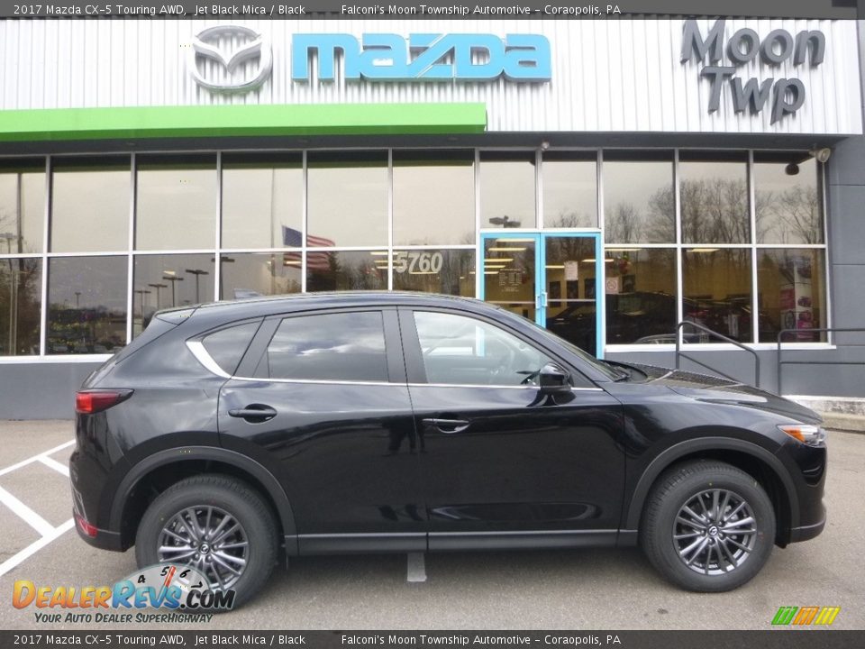 2017 Mazda CX-5 Touring AWD Jet Black Mica / Black Photo #1