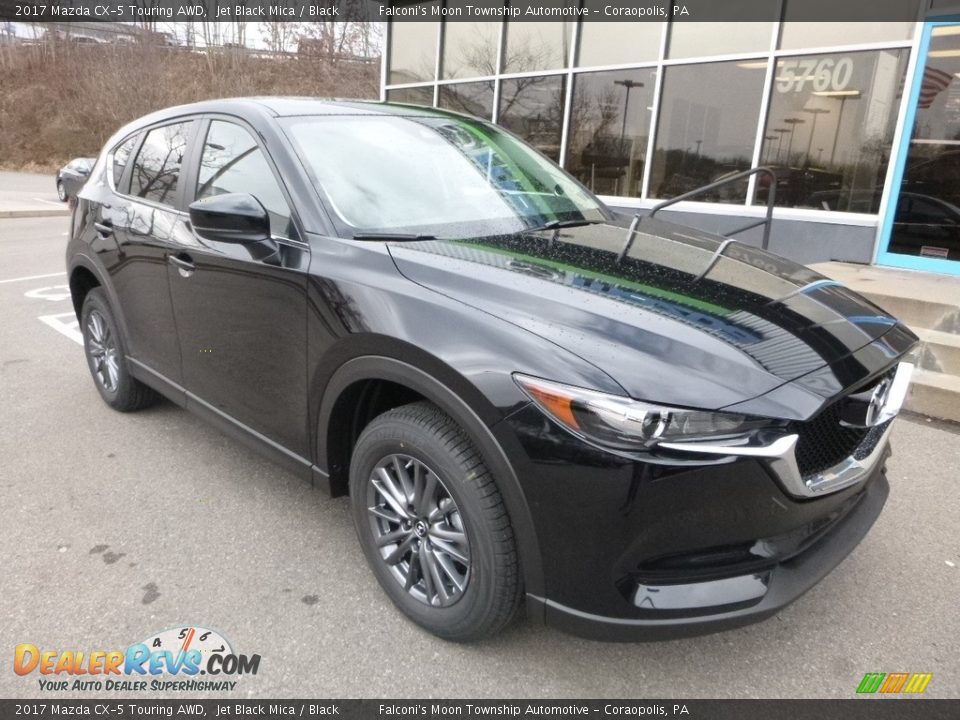 2017 Mazda CX-5 Touring AWD Jet Black Mica / Black Photo #3
