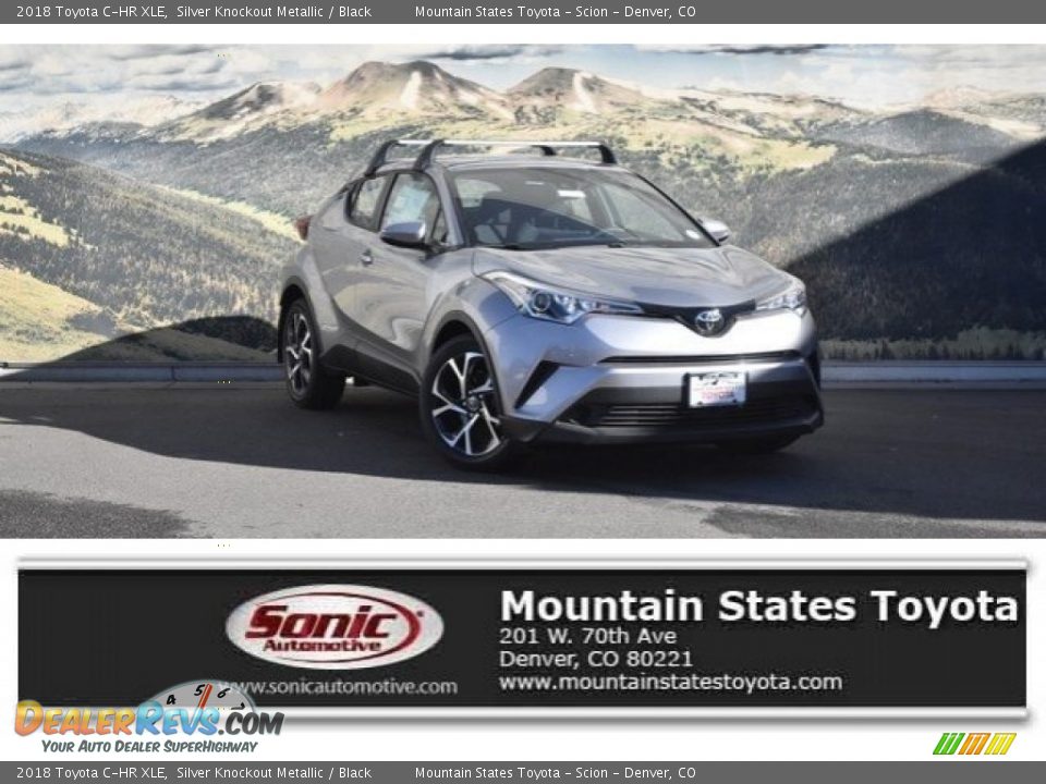 2018 Toyota C-HR XLE Silver Knockout Metallic / Black Photo #1