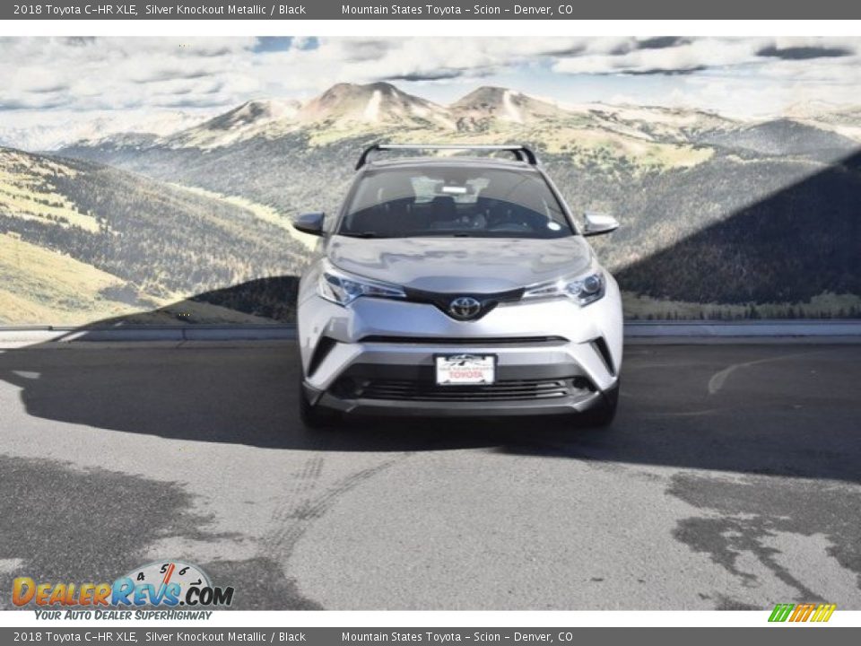 2018 Toyota C-HR XLE Silver Knockout Metallic / Black Photo #2