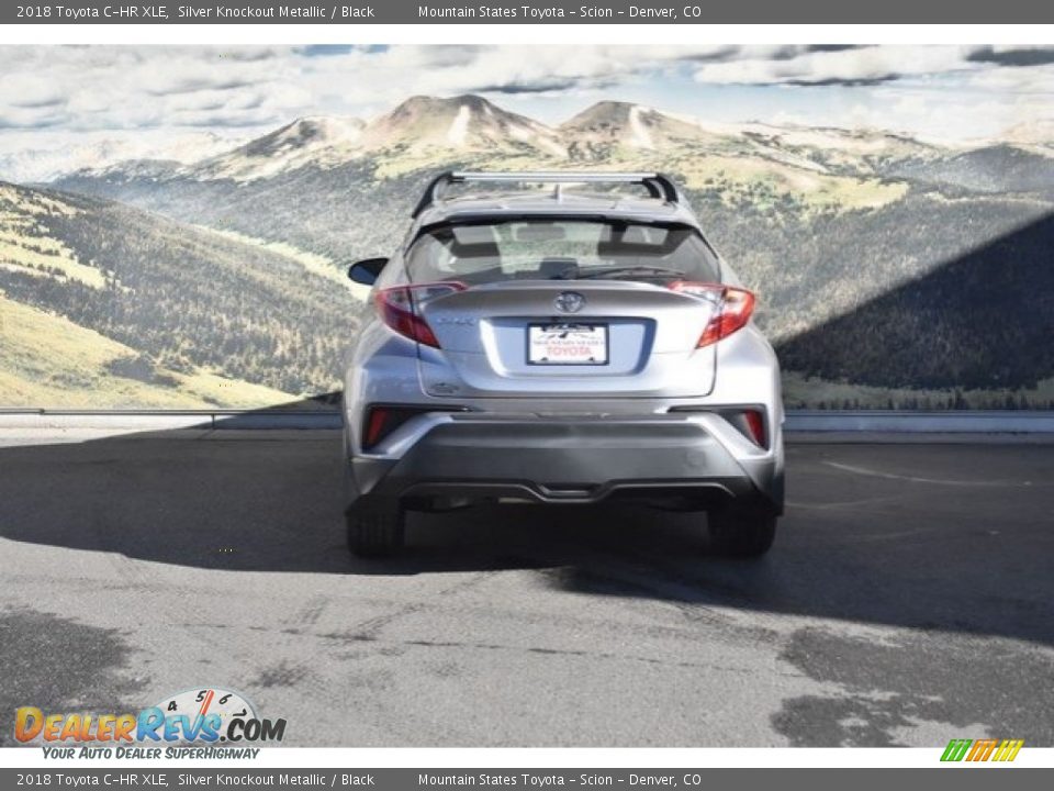 2018 Toyota C-HR XLE Silver Knockout Metallic / Black Photo #4