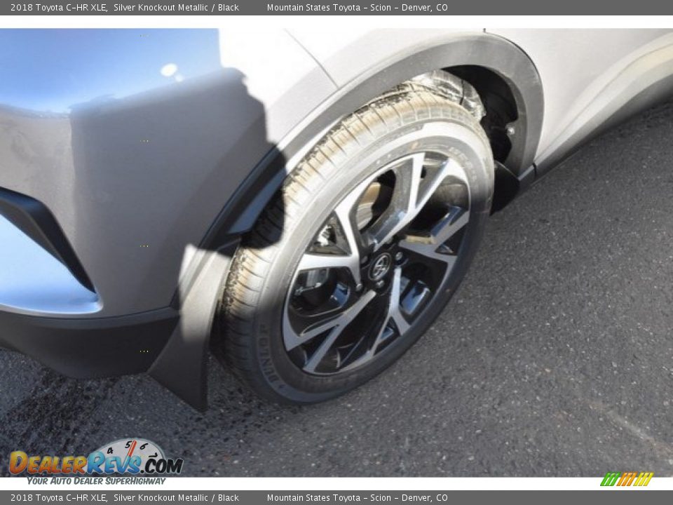 2018 Toyota C-HR XLE Silver Knockout Metallic / Black Photo #9