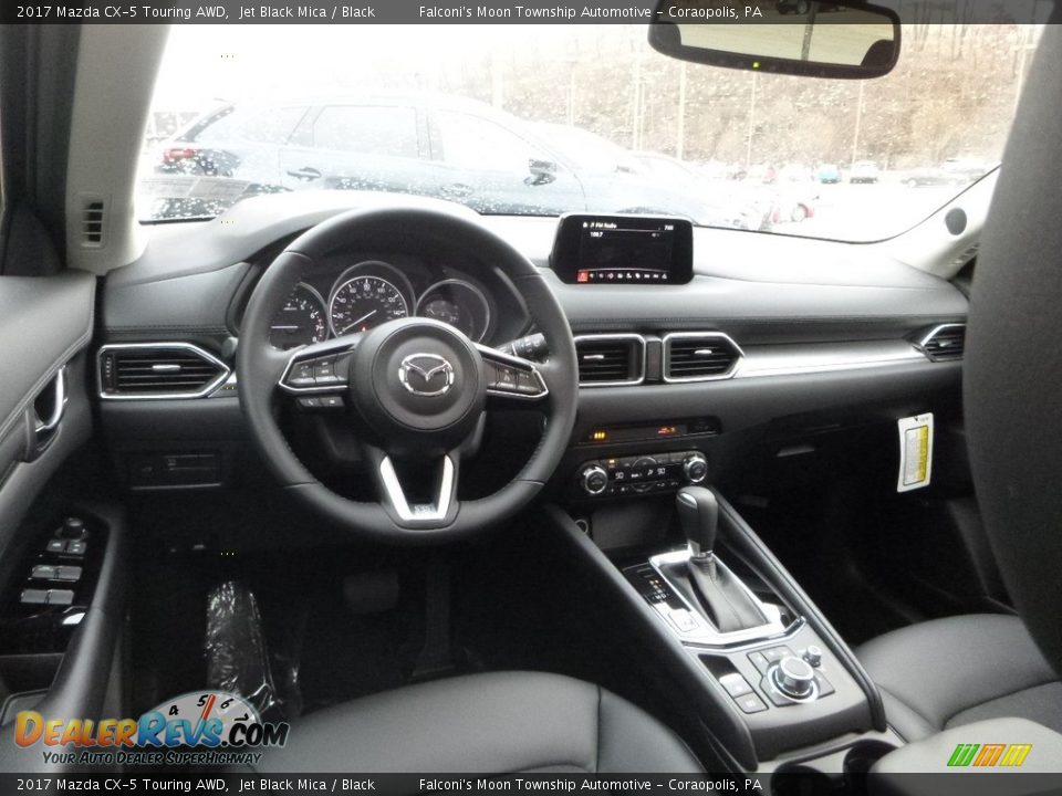2017 Mazda CX-5 Touring AWD Jet Black Mica / Black Photo #9