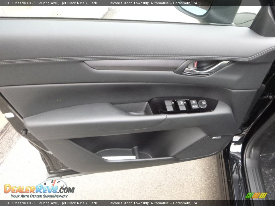 2017 Mazda CX-5 Touring AWD Jet Black Mica / Black Photo #10