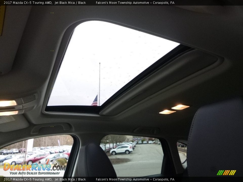 2017 Mazda CX-5 Touring AWD Jet Black Mica / Black Photo #13