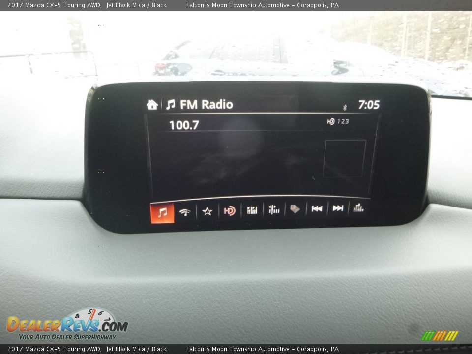 2017 Mazda CX-5 Touring AWD Jet Black Mica / Black Photo #14