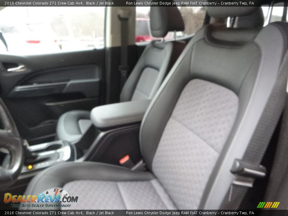 2016 Chevrolet Colorado Z71 Crew Cab 4x4 Black / Jet Black Photo #14
