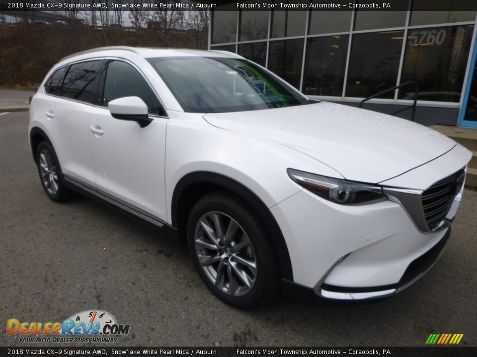 Front 3/4 View of 2018 Mazda CX-9 Signature AWD Photo #3