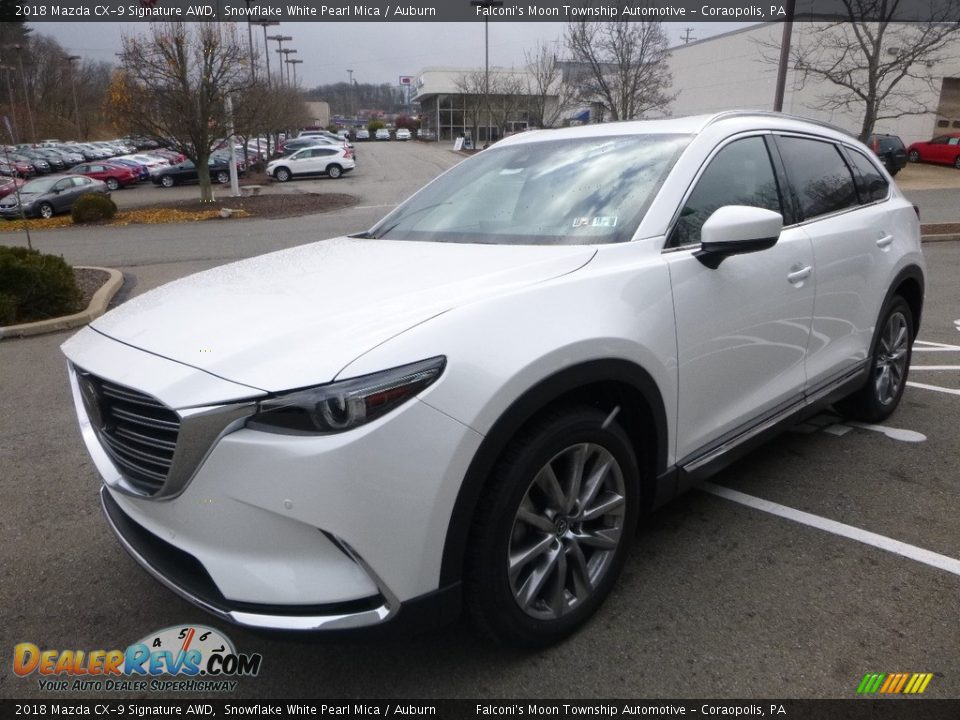 Front 3/4 View of 2018 Mazda CX-9 Signature AWD Photo #5