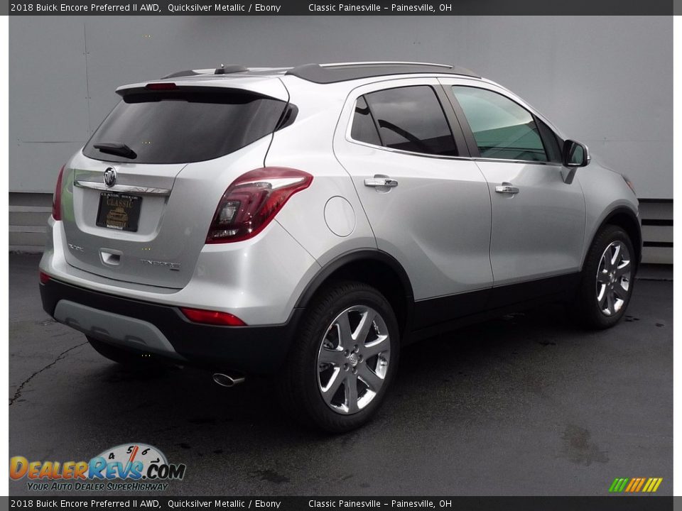 2018 Buick Encore Preferred II AWD Quicksilver Metallic / Ebony Photo #2