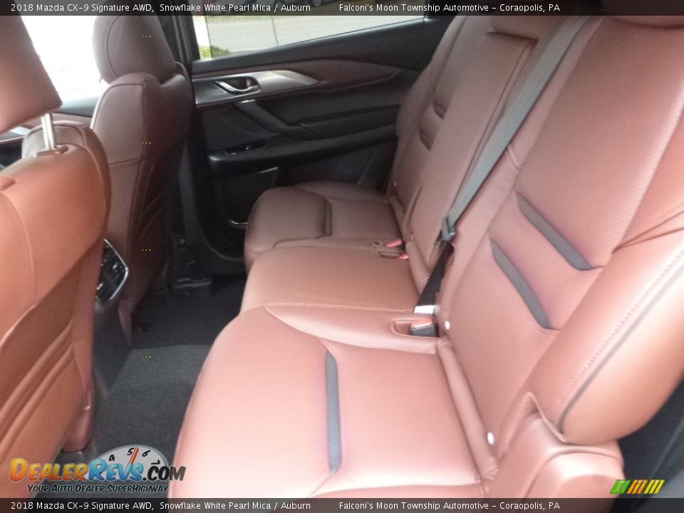 Rear Seat of 2018 Mazda CX-9 Signature AWD Photo #8